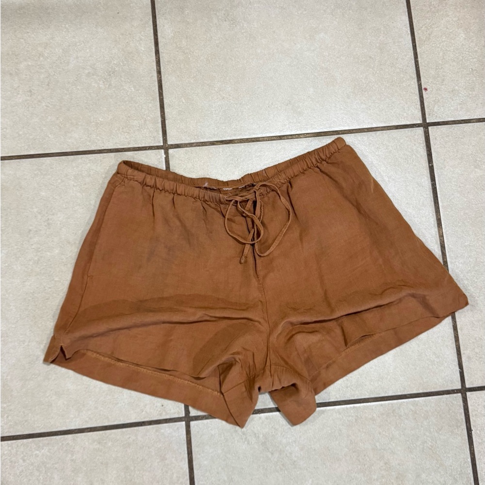 Women's boho chic Brown Casual Shorts